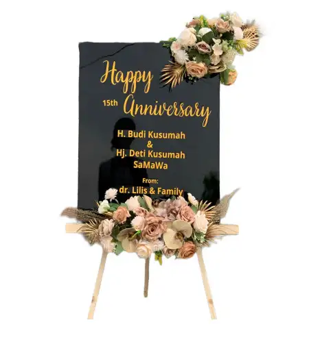 Papan Bunga Akrilik Cot Glie